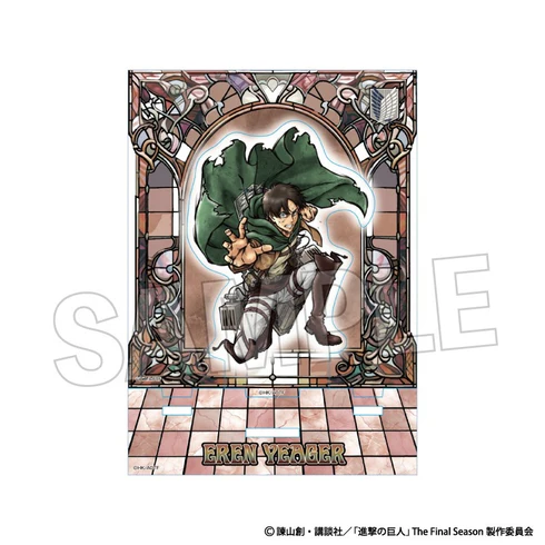 [Pre-order] "Attack on Titan" Enraged!! Acrylic Art Plate Eren