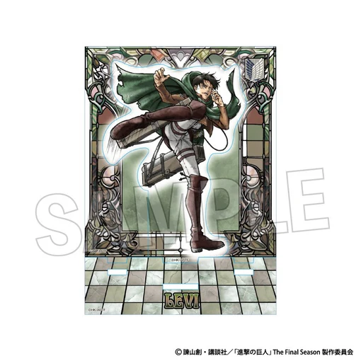 [Pre-order] "Attack on Titan" Enraged!! Acrylic Art Plate Levi