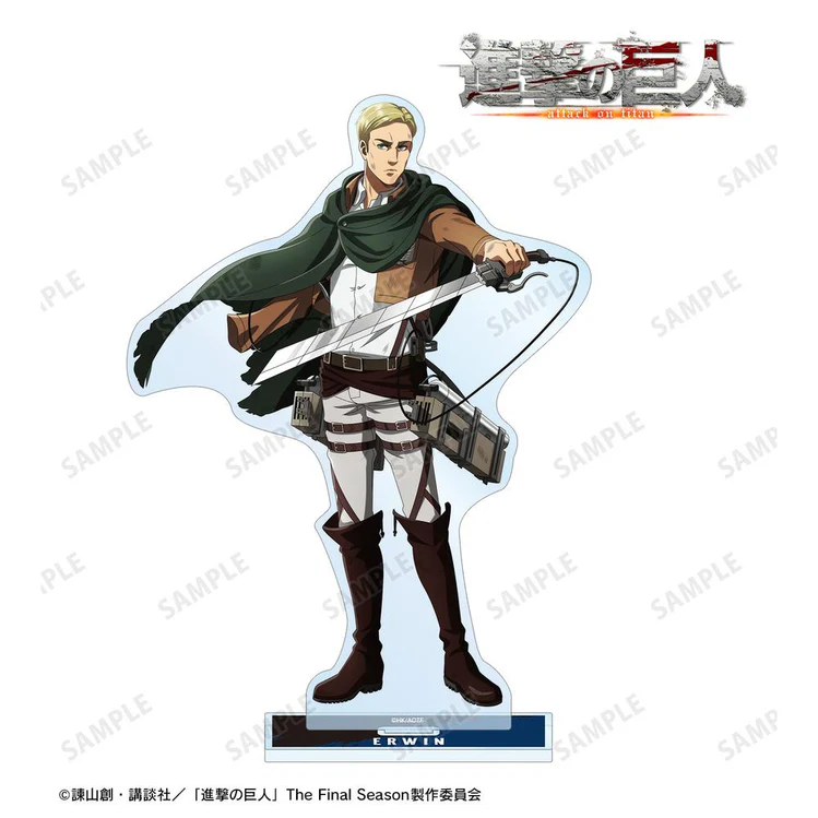 [Pre-order] "Attack on Titan" Original Illustration Erwin Tatakai no Atode Ver. Big Acrylic Stand