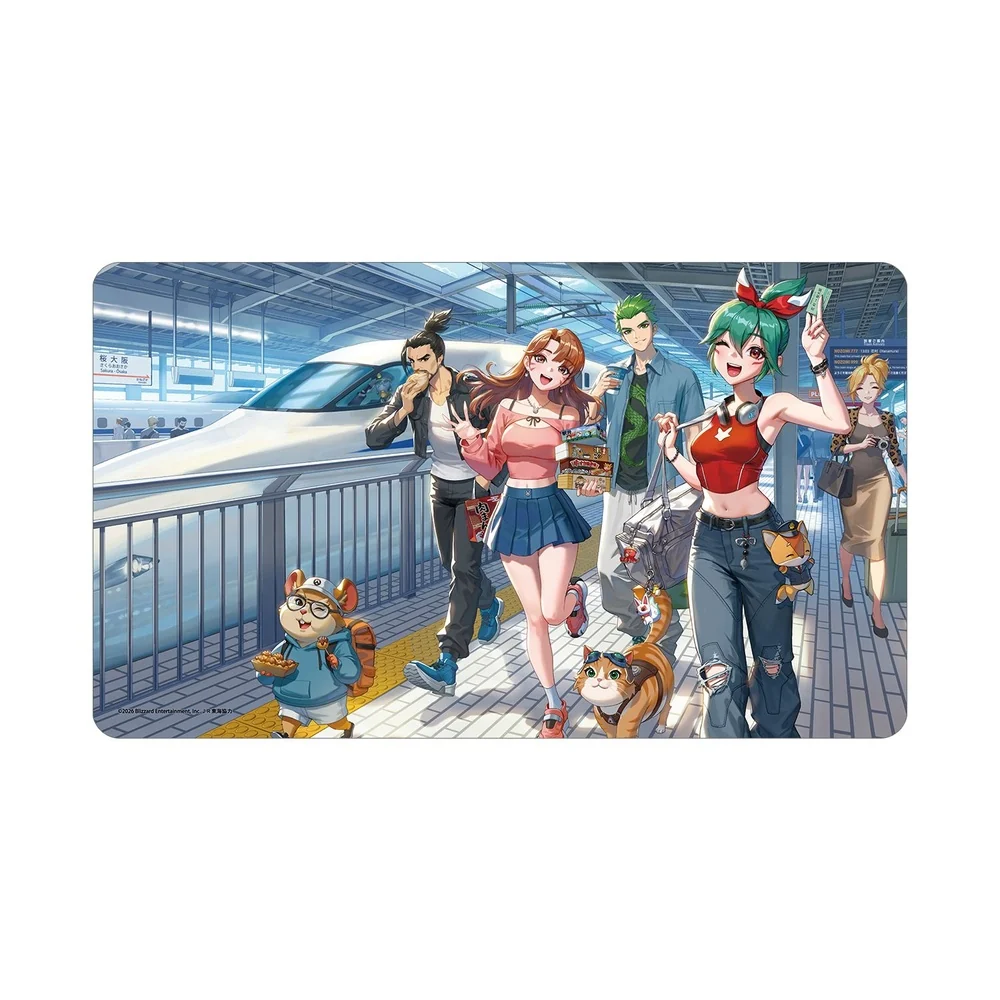 [Pre-order] "Overwatch" Original Illustration Group Travel Ver. Multi Desk Mat