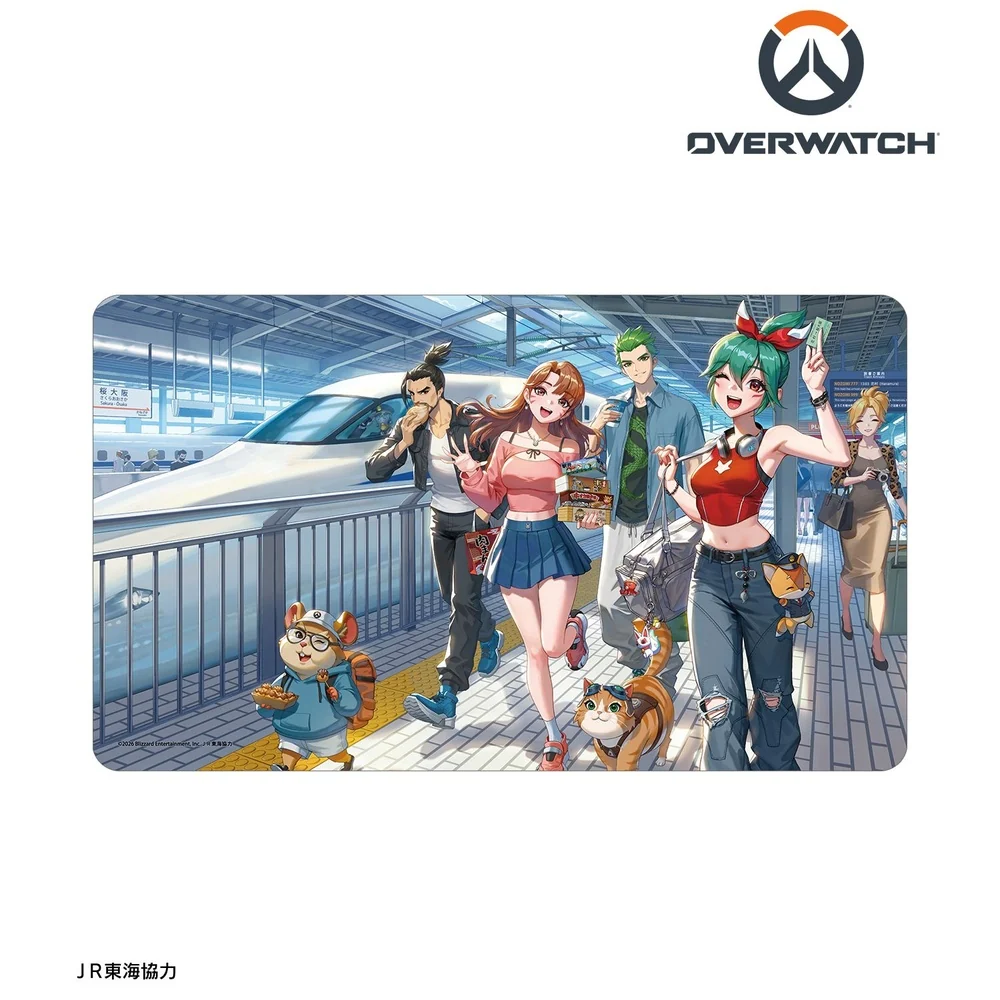 [Pre-order] "Overwatch" Original Illustration Group Travel Ver. Multi Desk Mat