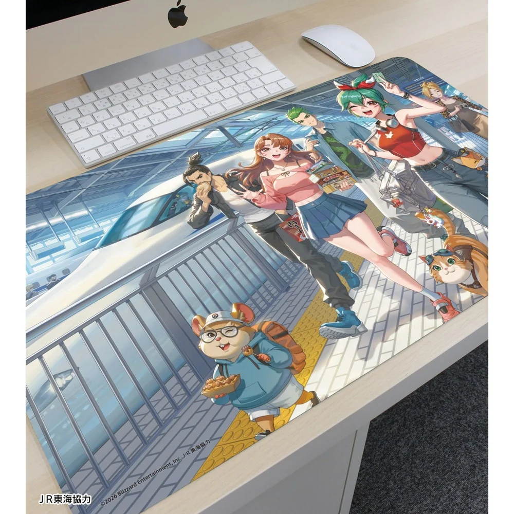 [Pre-order] "Overwatch" Original Illustration Group Travel Ver. Multi Desk Mat