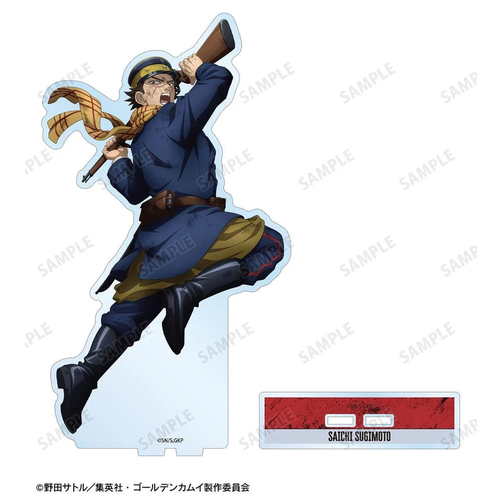 [Pre-order] "Golden Kamuy" Original Illustration Sugimoto Saichi Tatakau Senaka Ver. Big Acrylic Stand