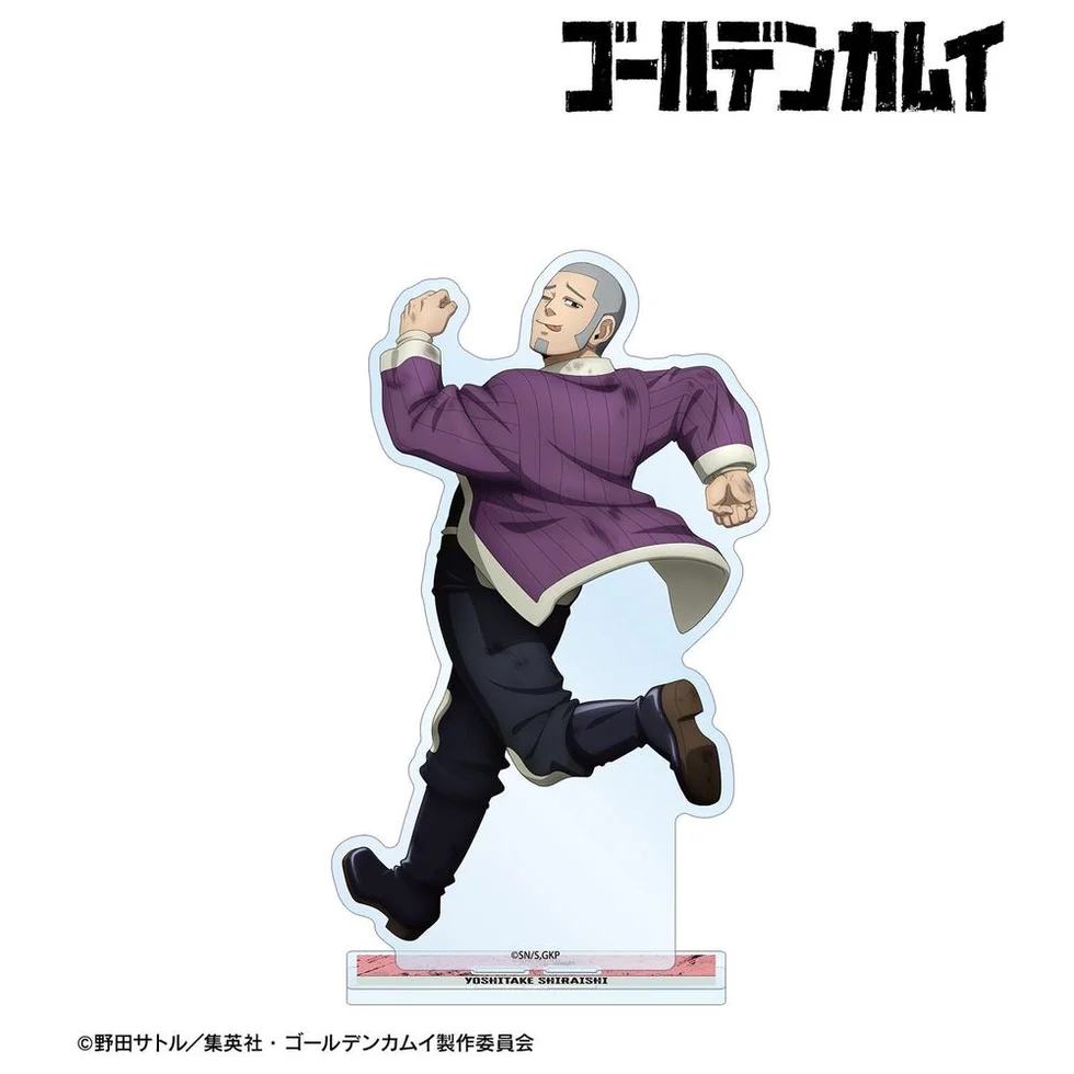 [Pre-order] "Golden Kamuy" Original Illustration Shiraishi Yoshitake Tatakau Senaka Ver. Big Acrylic Stand