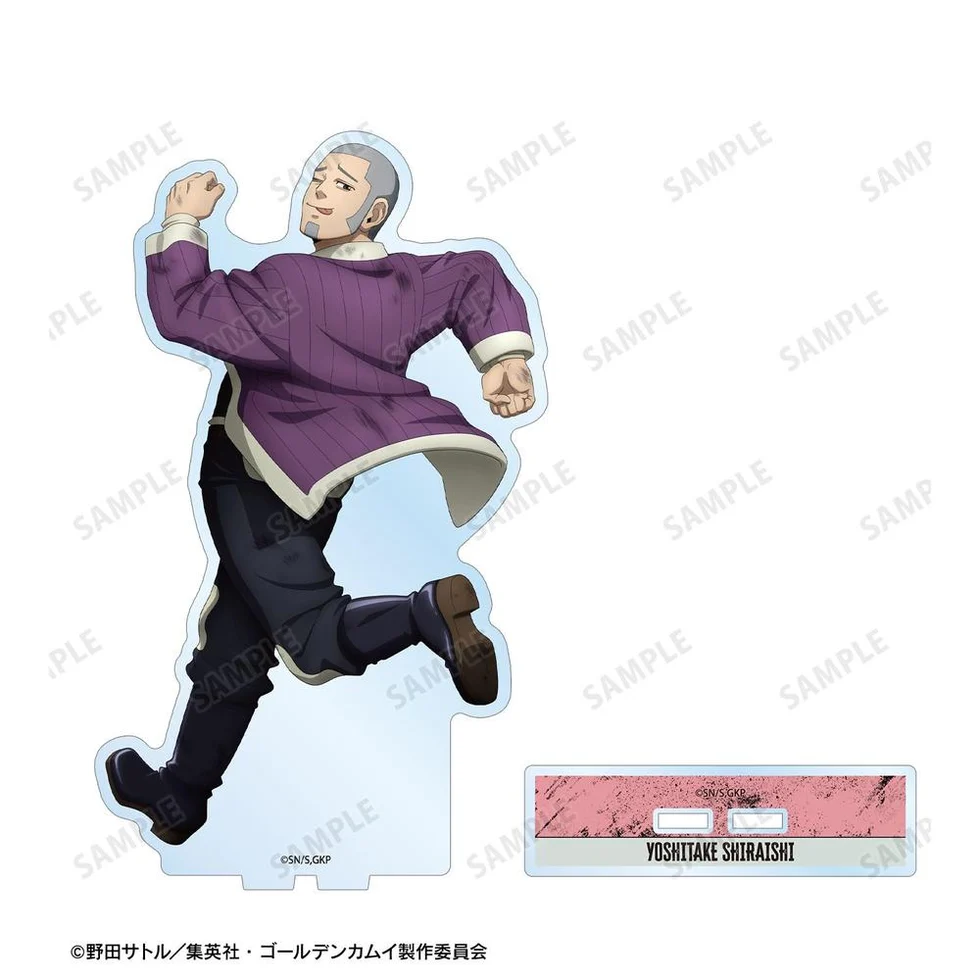 [Pre-order] "Golden Kamuy" Original Illustration Shiraishi Yoshitake Tatakau Senaka Ver. Big Acrylic Stand