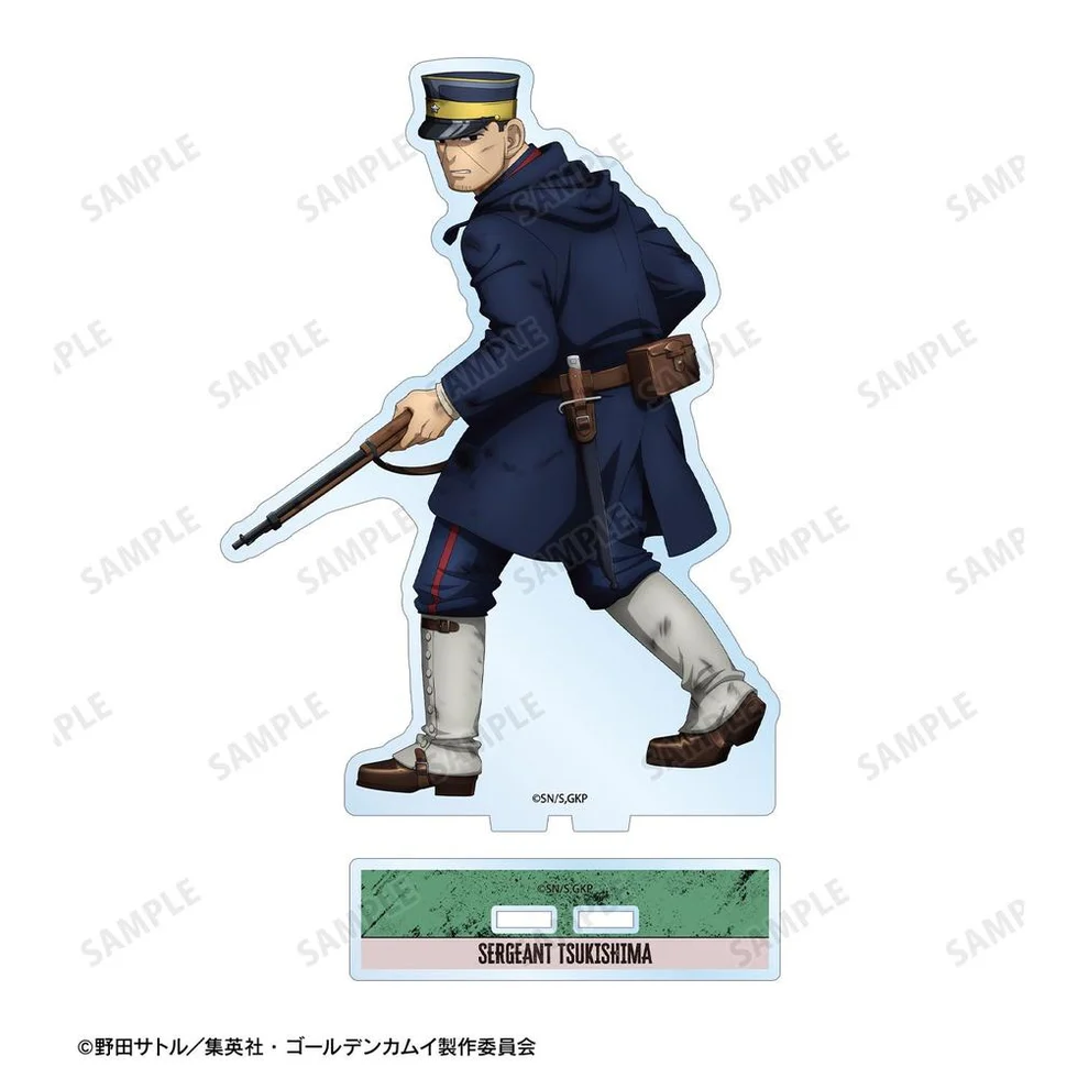 [Pre-order] "Golden Kamuy" Original Illustration Sergeant Tsukishima Tatakau Senaka Ver. Big Acrylic Stand