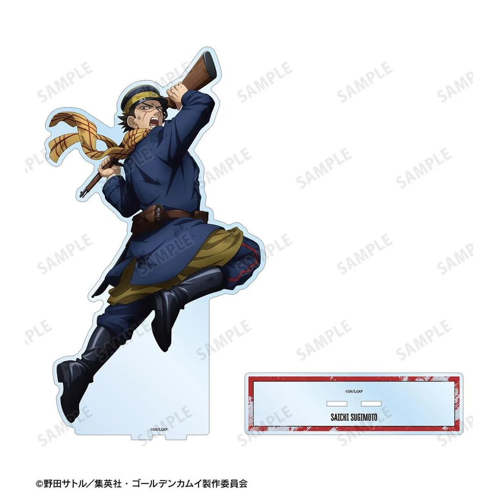 [Pre-order] "Golden Kamuy" Original Illustration Sugimoto Saichi Tatakau Senaka Ver. Extra Large Acrylic Stand