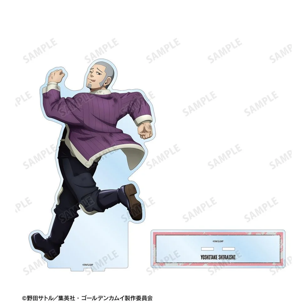 [Pre-order] "Golden Kamuy" Original Illustration Shiraishi Yoshitake Tatakau Senaka Ver. Extra Large Acrylic Stand