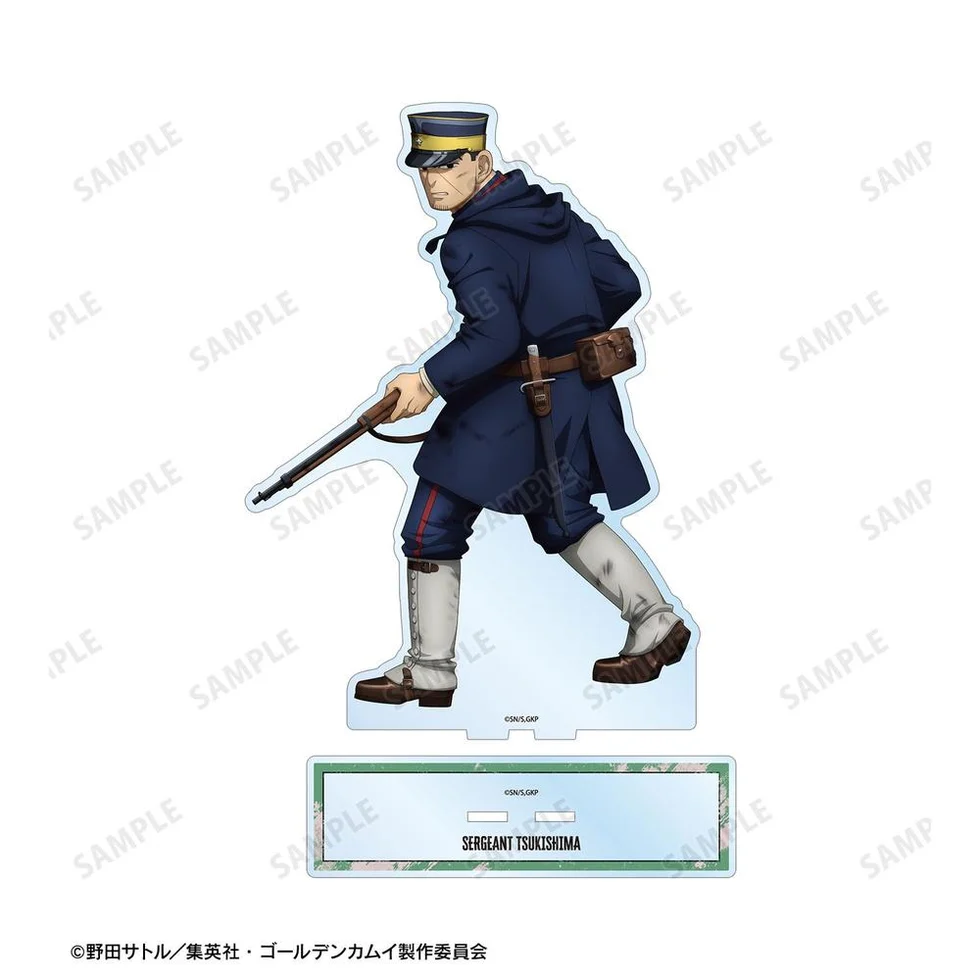 [Pre-order] "Golden Kamuy" Original Illustration Sergeant Tsukishima Tatakau Senaka Ver. Extra Large Acrylic Stand