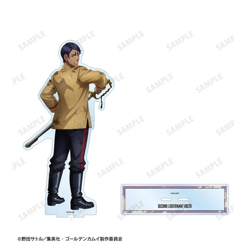[Pre-order] "Golden Kamuy" Original Illustration Second Lieutenant Koito Tatakau Senaka Ver. Extra Large Acrylic Stand