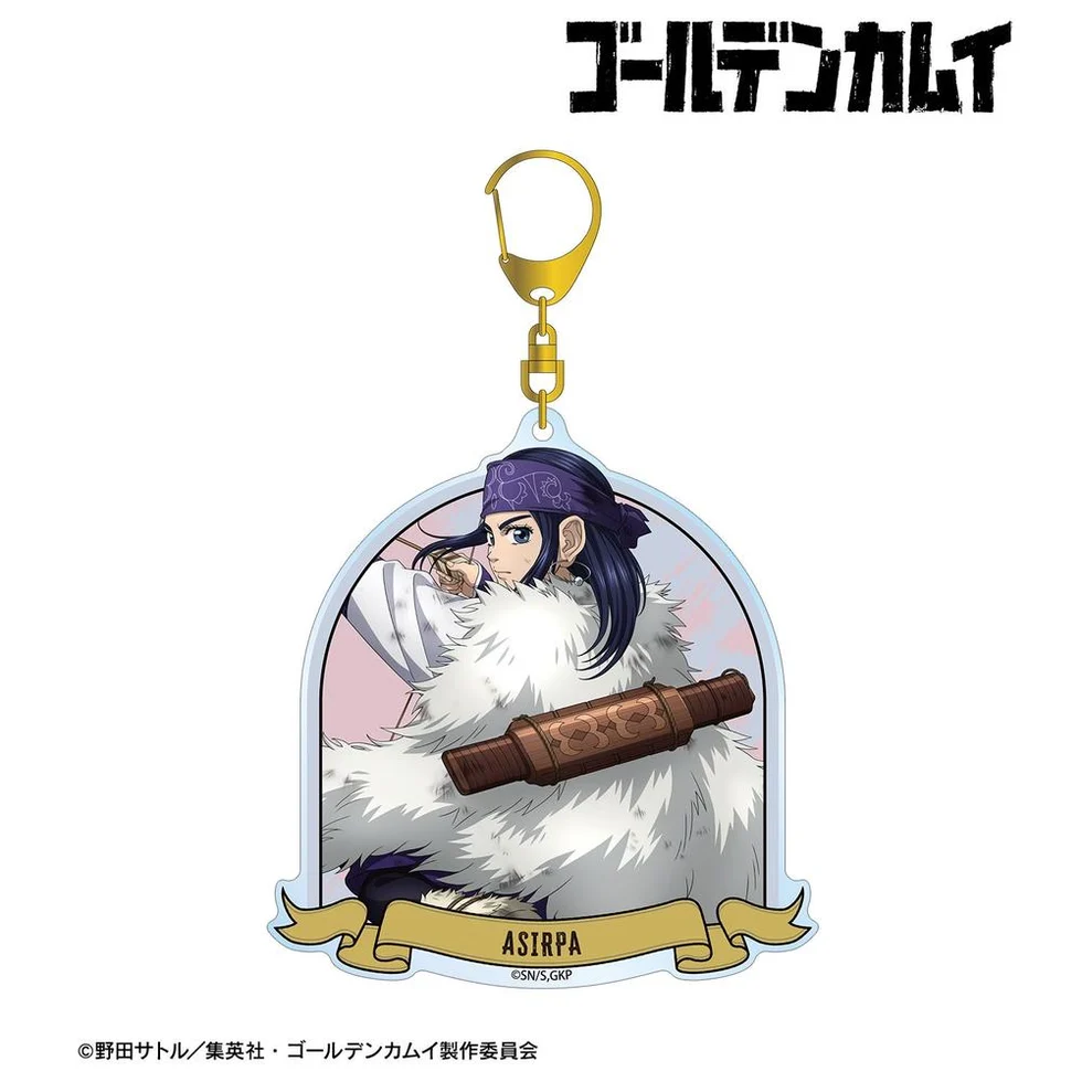 [Pre-order] "Golden Kamuy" Original Illustration Asirpa Tatakau Senaka Ver. Big Acrylic Key Chain