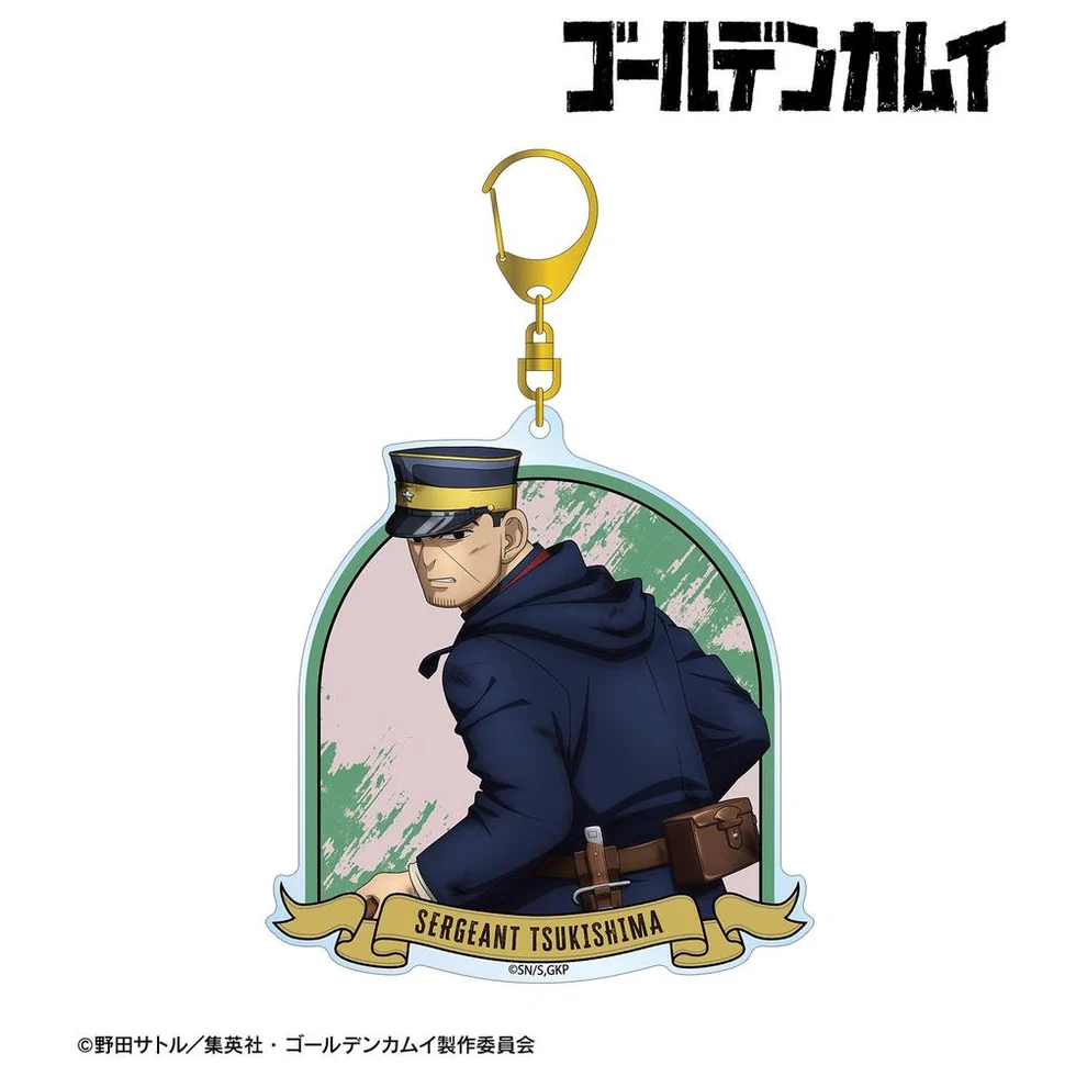 [Pre-order] "Golden Kamuy" Original Illustration Sergeant Tsukishima Tatakau Senaka Ver. Big Acrylic Key Chain