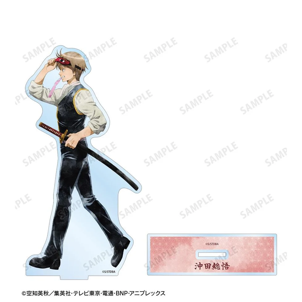 [Pre-order] "Gintama" Original Illustration Okita Sougo Walking in Summer Watercolor Style Ver. Big Acrylic Stand