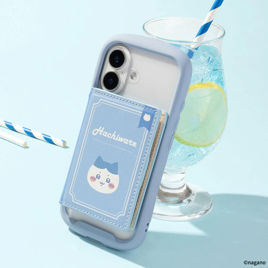 [Pre-order] "Chiikawa" BookType MagSafe Compatible Card Wallet - Hachiware