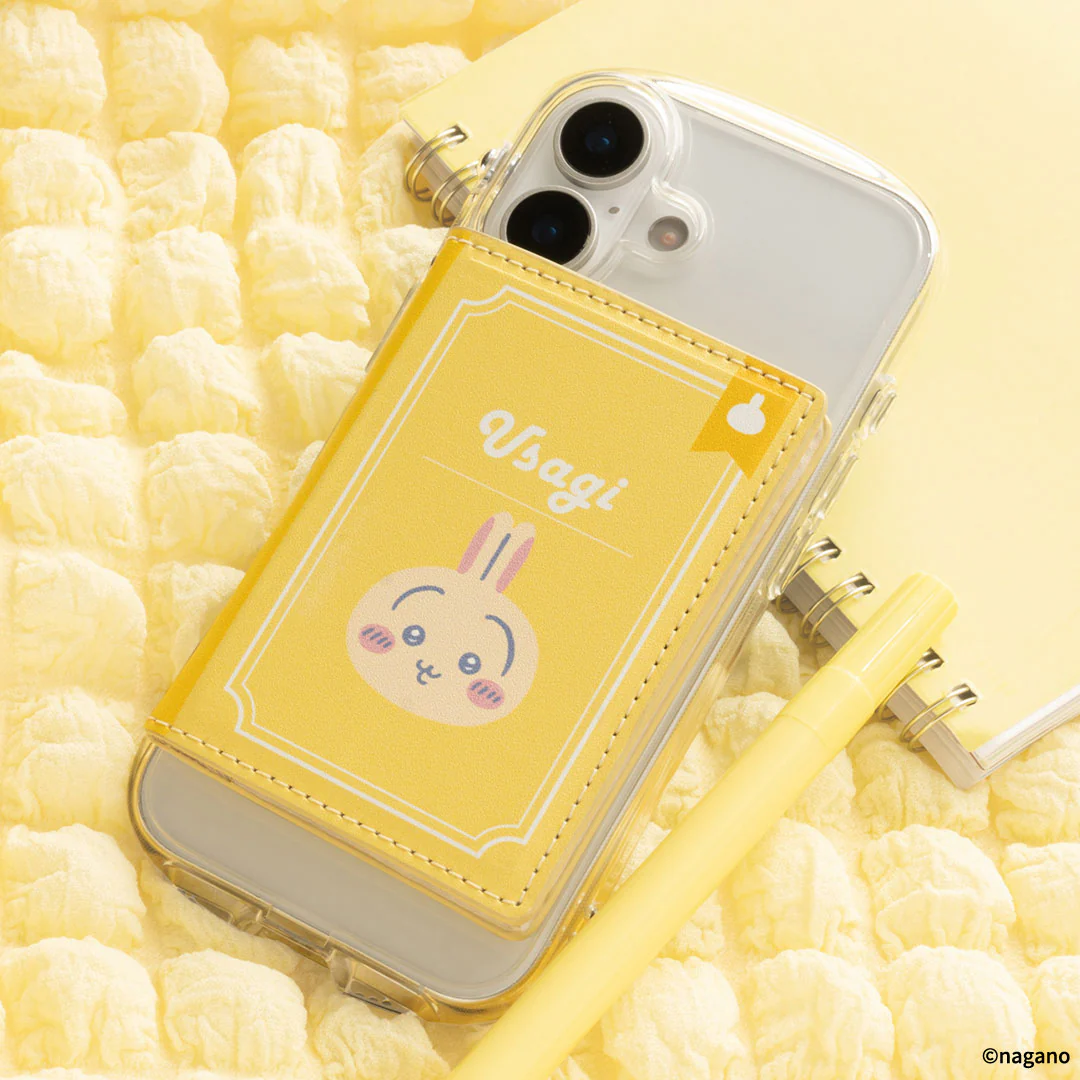 [Copy][Pre-order] "Chiikawa" BookType MagSafe Compatible Card Wallet - Usagi