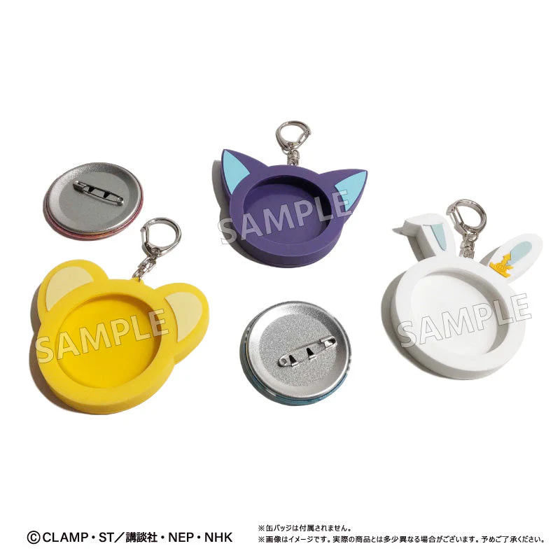 [Pre-order] "Cardcaptor Sakura: Clear Card Arc" Rubber Can Badge Case Spinny