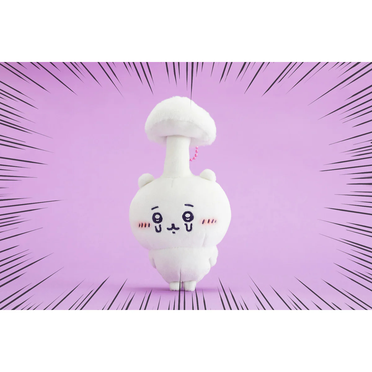 [In stock] "Chiikawa" Chiikawa Parasitized Plush Mascot - Chiikawa