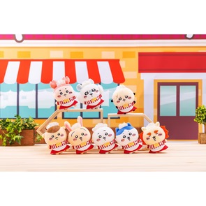 [Pre-order] "Chiikawa" Chiikawa Restaurant Hall Mascot Plush - ハチワレ Hachiware