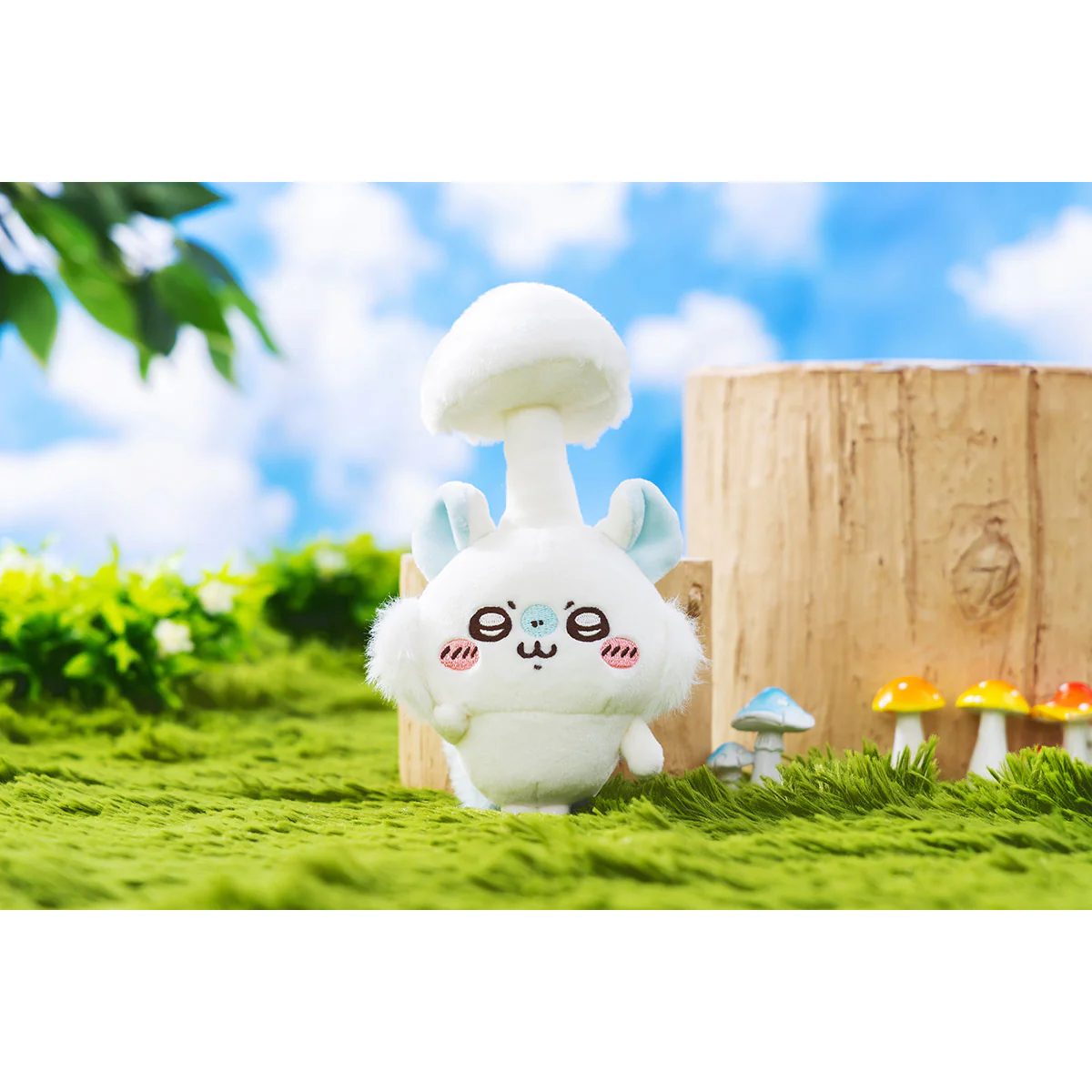 [In stock] "Chiikawa" Chiikawa Parasitized Plush Mascot - Momonga