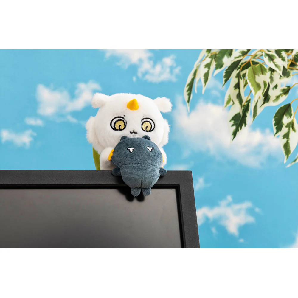 [In stock] "Chiikawa" ChiikawaHook-and-loop Plush Toy Watching from Your Desktop - Anoko