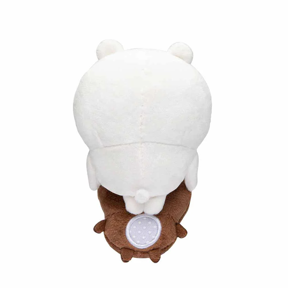 [In stock] "Chiikawa" ChiikawaHook-and-loop Plush Toy Watching from Your Desktop - Chiikawa & Beetle