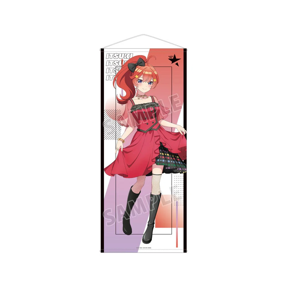 [Pre-order] "The Quintessential Quintuplets Specials" rockin'star Collaboration Nakano Itsuki Rock Idol Ver. Life Size Tapestry