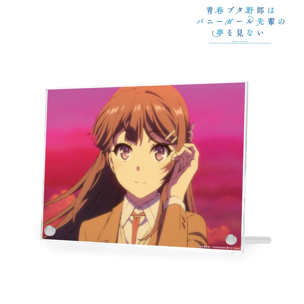 [Pre-order] "Rascal Does Not Dream Of Bunny Girl Senpai" Sakurajima Mai Scenes A5 Acrylic Panel Ver. C