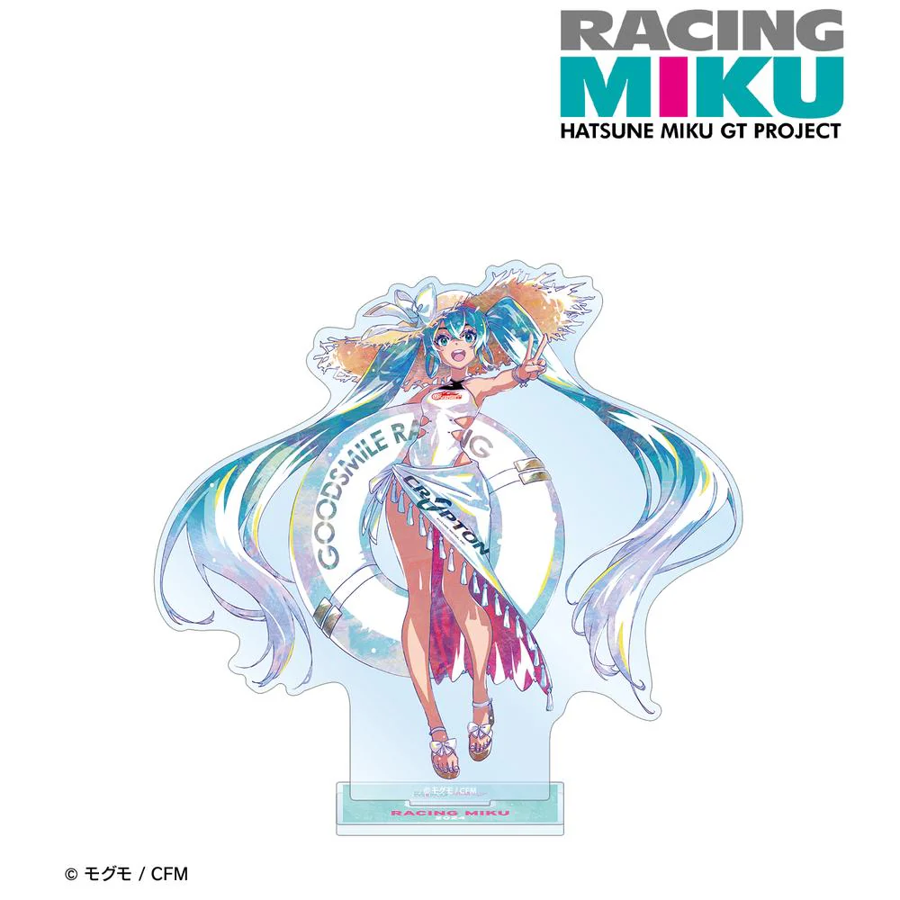 [Pre-order] "Hatsune Miku GT Project" Racing Miku 2024 Tropical Ver. Ani-Art Big Acrylic Stand Ver. A