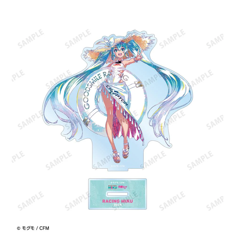 [Pre-order] "Hatsune Miku GT Project" Racing Miku 2024 Tropical Ver. Ani-Art Big Acrylic Stand Ver. A