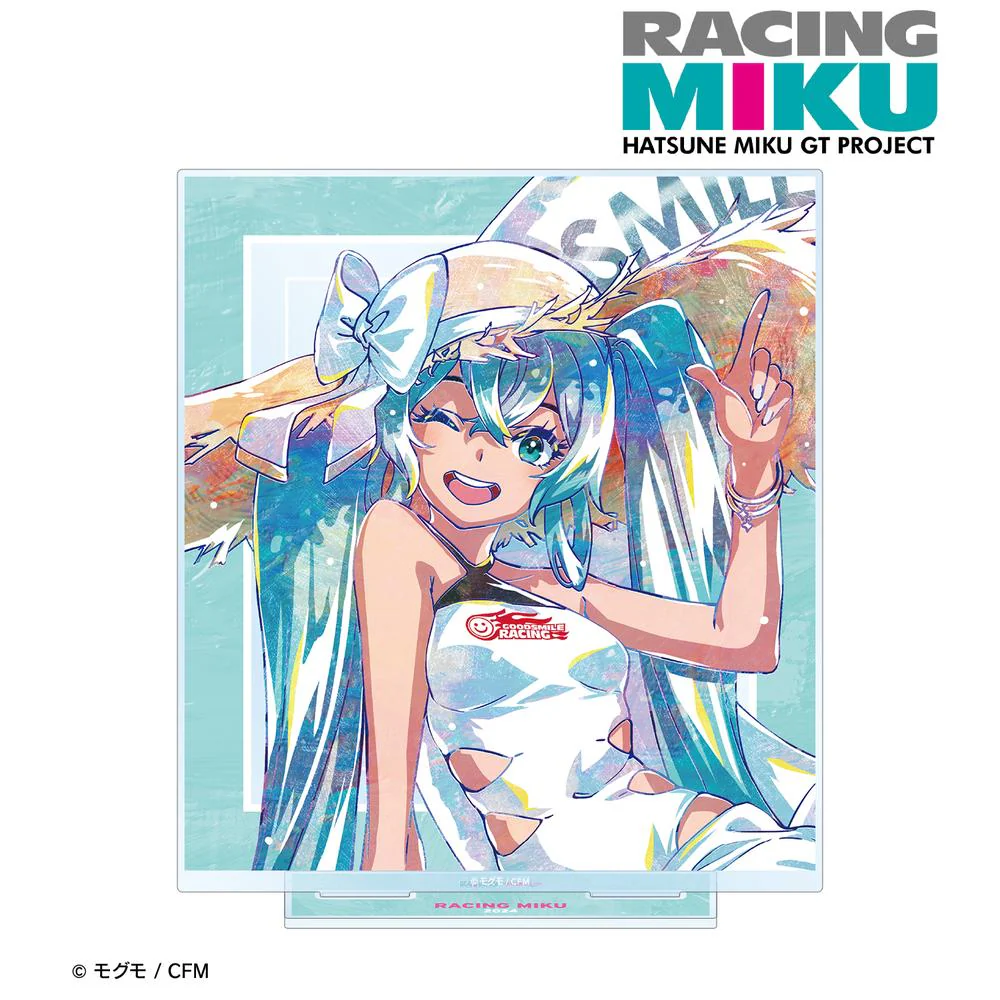 [Pre-order] "Hatsune Miku GT Project" Racing Miku 2024 Tropical Ver. Ani-Art Big Acrylic Stand Ver. B