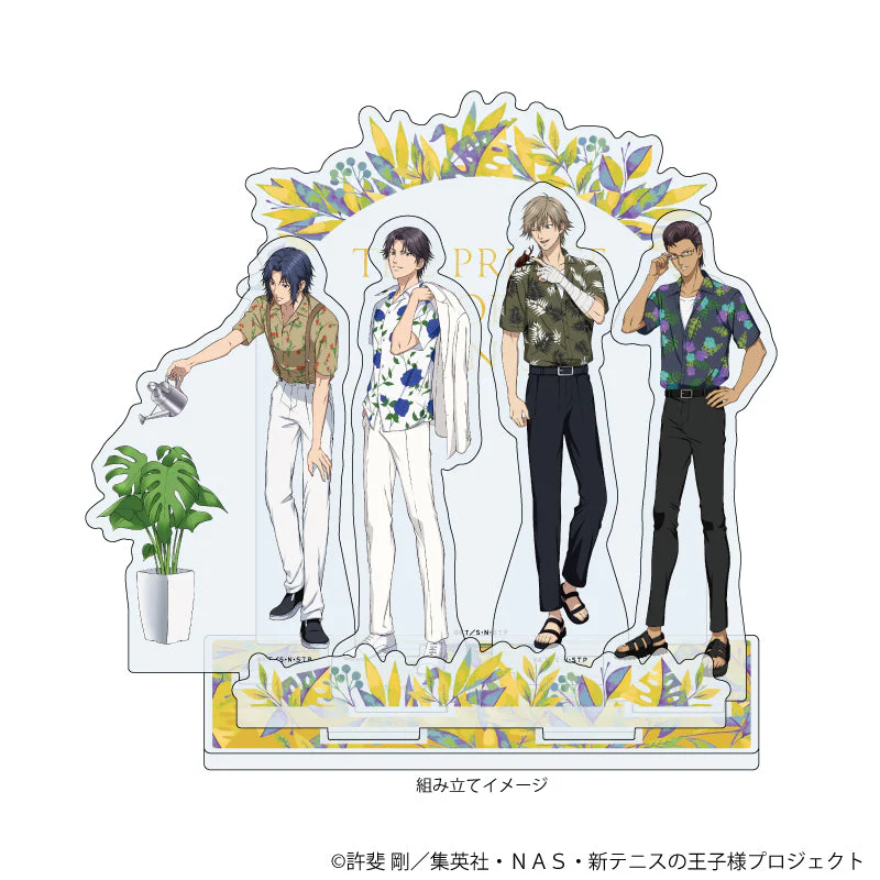[Pre-order] Premium Acrylic Diorama Plate "New The Prince of Tennis" 02 Botanical Ver. B (Original Illustration)