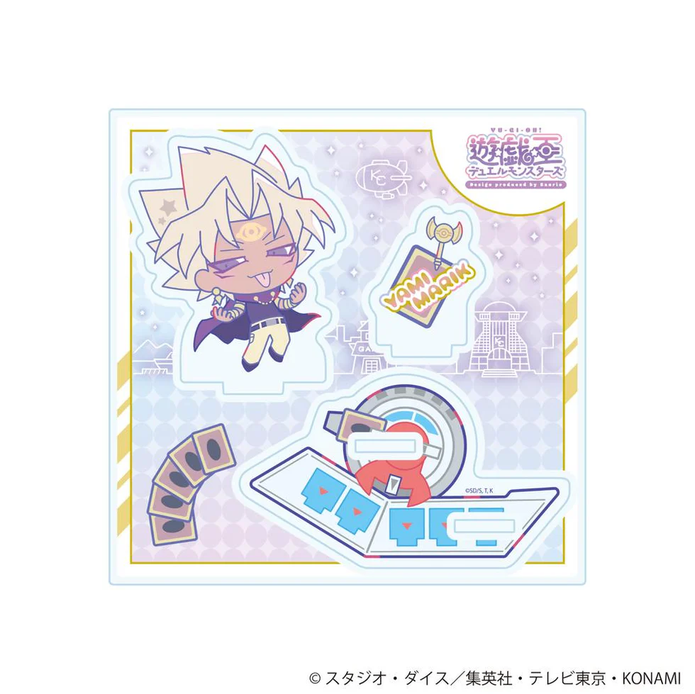 [Pre-order] Acrylic Stand Plate "Yu-Gi-Oh! Duel Monsters" Design Produced by Sanrio 05 Yami Marik (Collaboration Illustration)