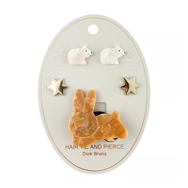 [In stock] "Miffy" Miffy Earrings & Hairband
