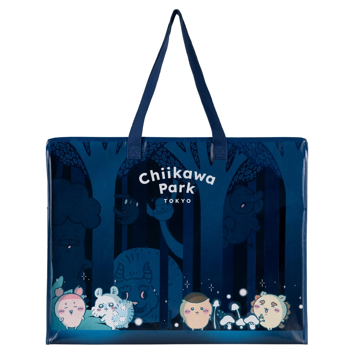 [Pre-order] "Chiikawa" Chiikawa Park Large Souvenir Bag - Night Forest