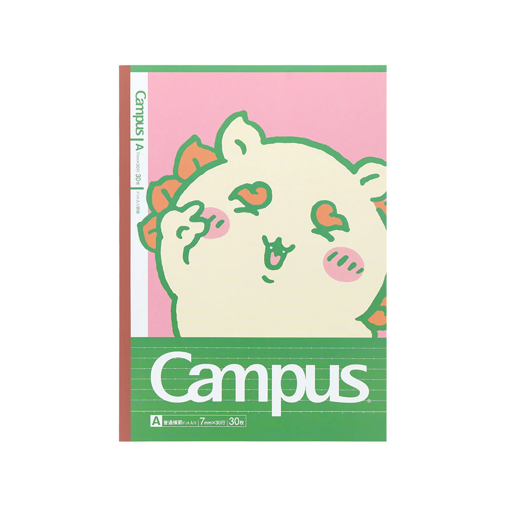 [Pre-order] "Chiikawa" Chiikawa Campus Notebook Dot B Ruled 5-Pack 3 - A