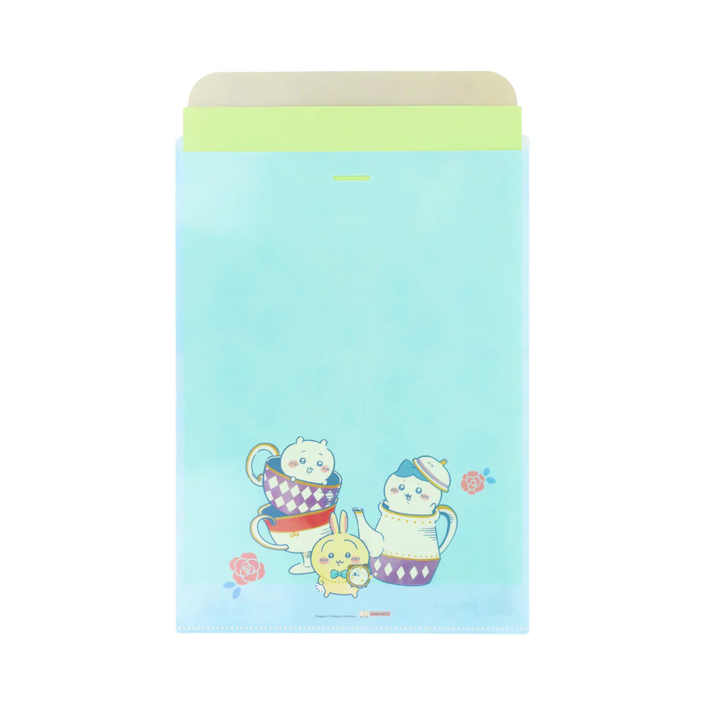 [In stock] "Chiikawa" Clear File with Envelope (Tea Time A)