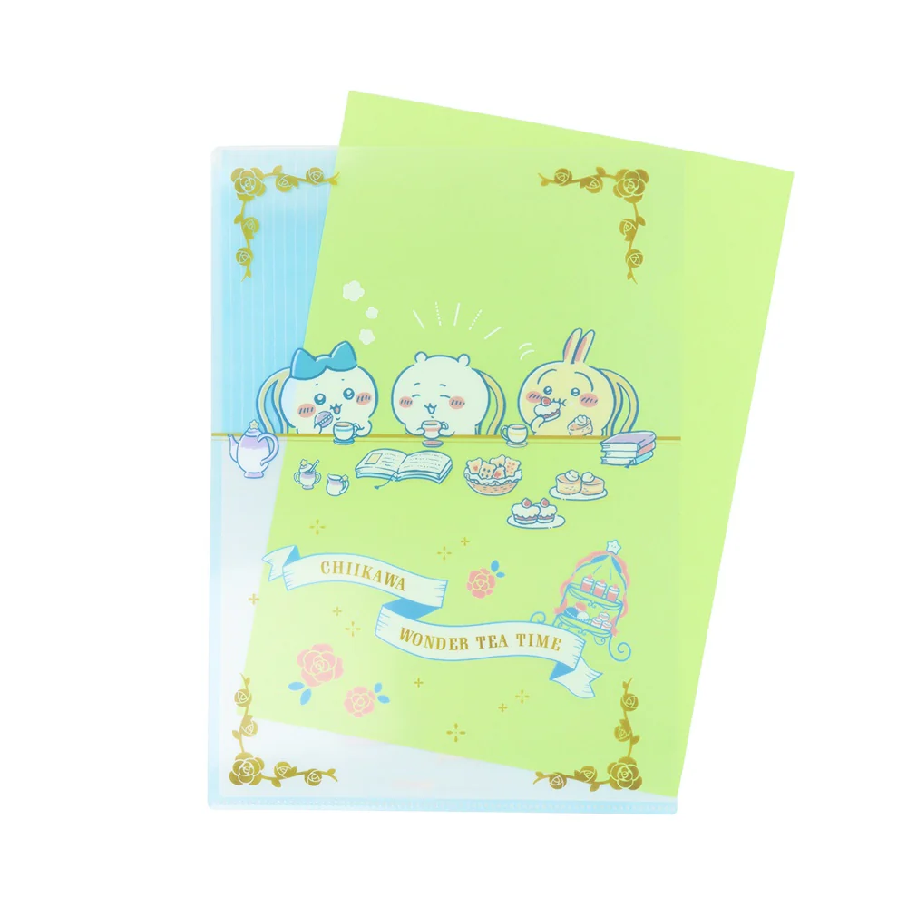 [In stock] "Chiikawa" Clear File with Envelope (Tea Time A)