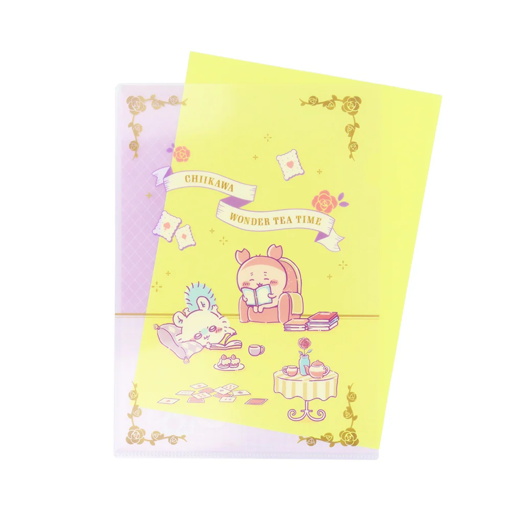 [In stock] "Chiikawa" Clear File with Envelope (Tea Time B)