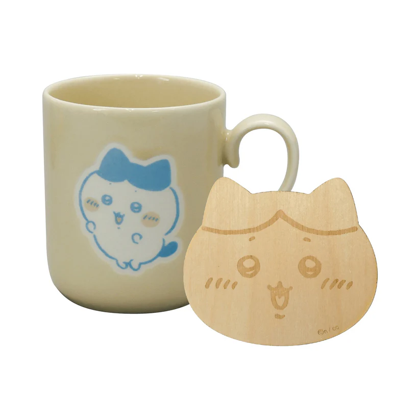 [Pre-order] "Chiikawa" Chiikawa Mug with Coaster - Hachiware
