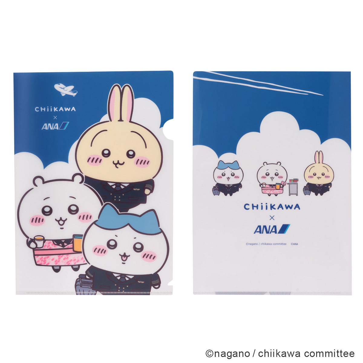 [Pre-order] Chiikawa x ANA Clear File (Chiikawa / Hachiware / Usagi)