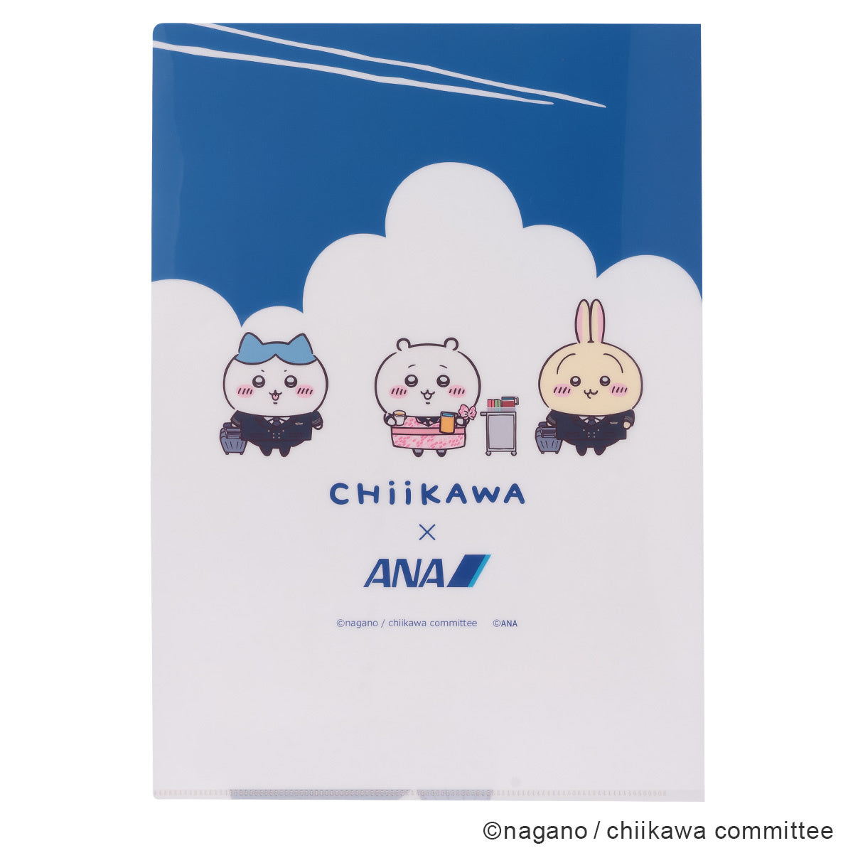 [Pre-order] Chiikawa x ANA Clear File (Chiikawa / Hachiware / Usagi)