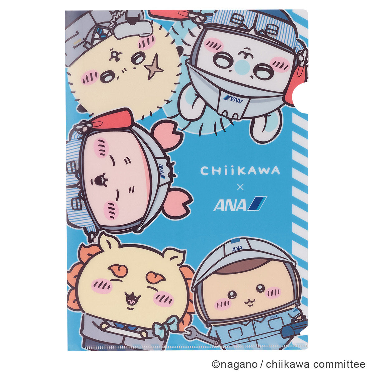 [Pre-order] Chiikawa x ANA Clear File (Momonga / Kurimanju / Rakko / Shisa / Furuhonya)