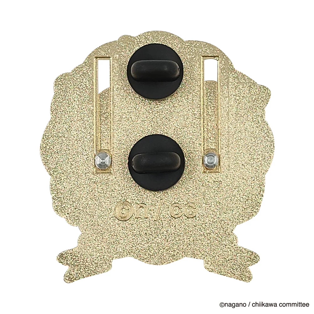 [Pre-order] "Chiikawa" Large Gimmick Pin Badge - Momonga