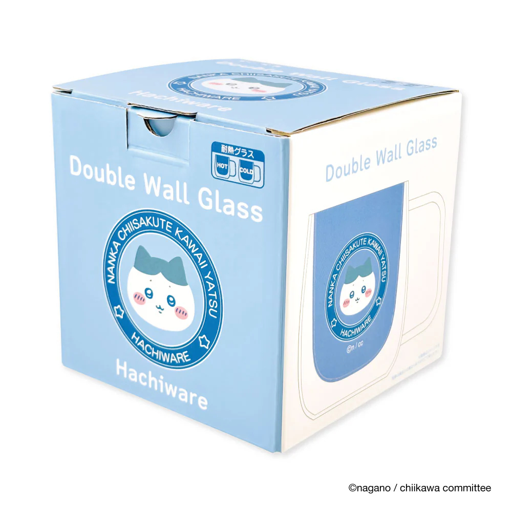 [Pre-order] "Chiikawa" Chiikawa Double Wall Glass - Hachiware