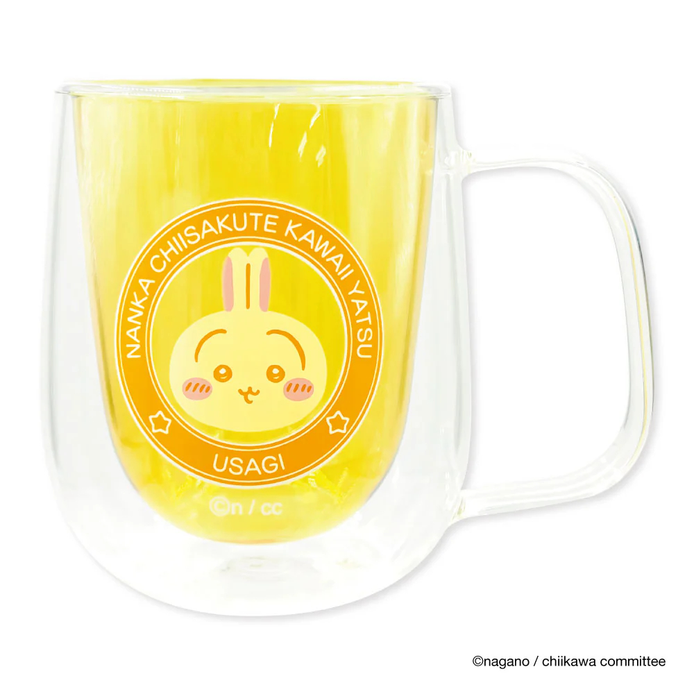 [Pre-order] "Chiikawa" Chiikawa Double Wall Glass - Usagi