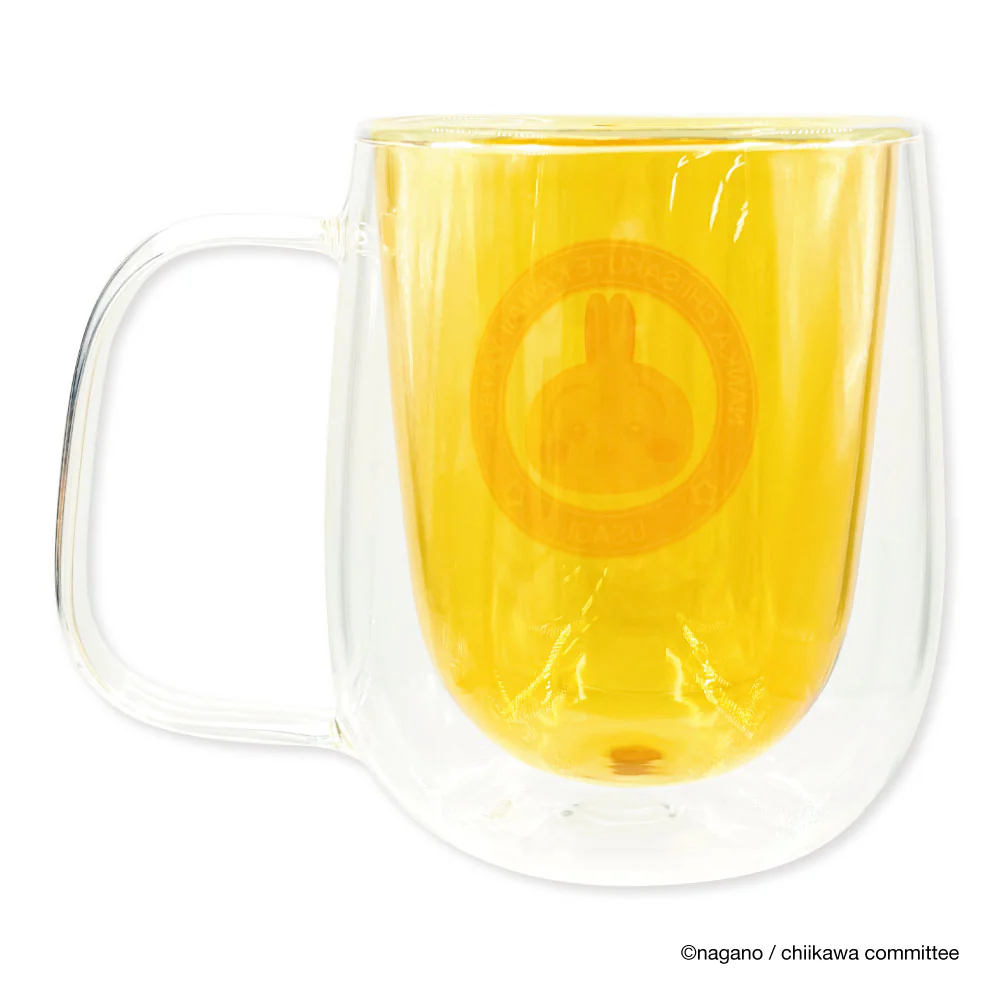 [Pre-order] "Chiikawa" Chiikawa Double Wall Glass - Usagi