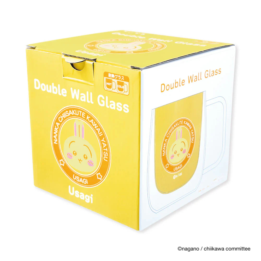 [Pre-order] "Chiikawa" Chiikawa Double Wall Glass - Usagi