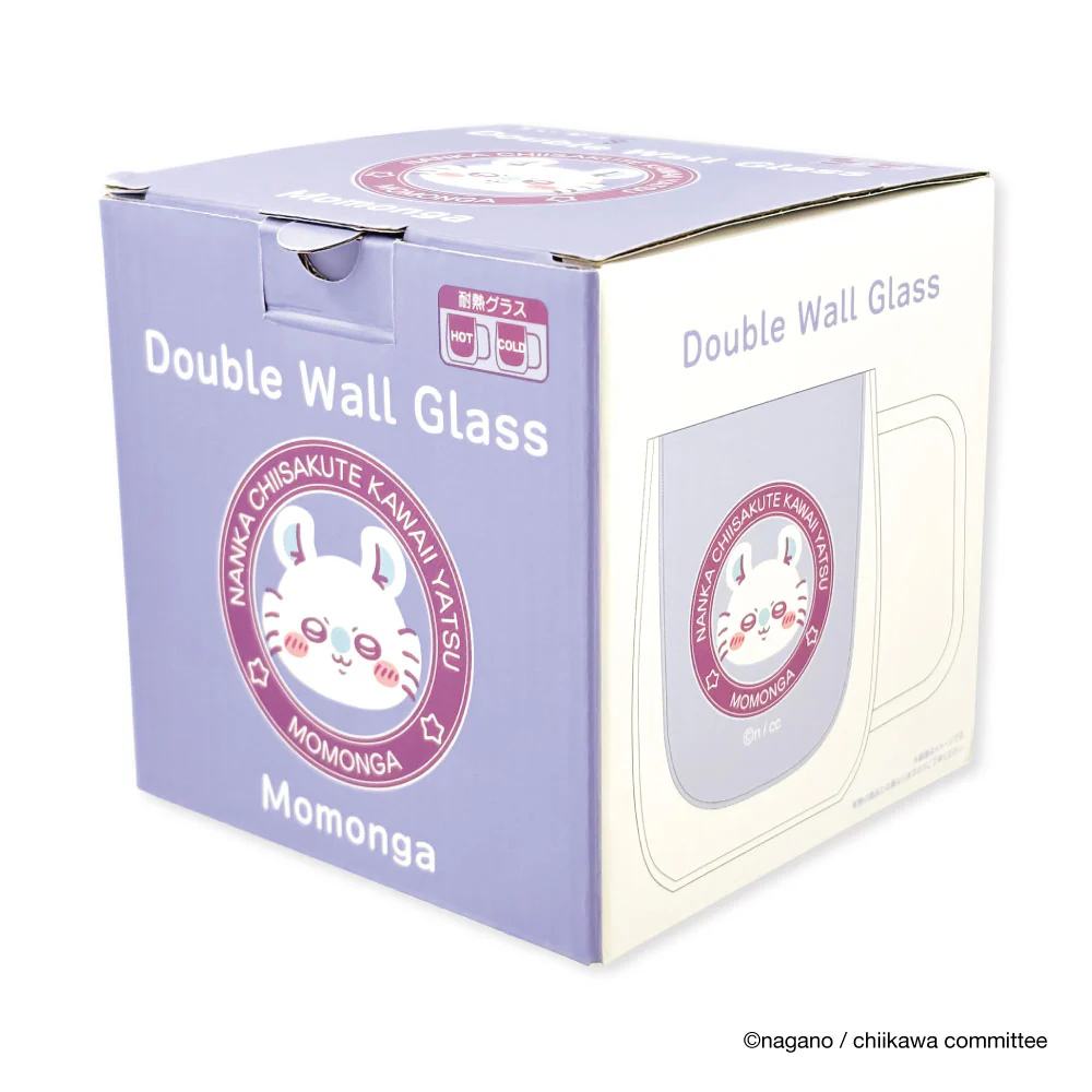 [Pre-order] "Chiikawa" Chiikawa Double Wall Glass - Momonga