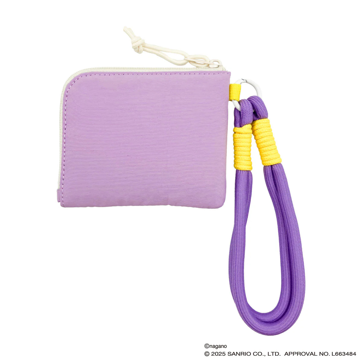 [In stock] "Chiikawa" Chiikawa x Sanrio Characters Supermarket Compact Wallet (Momonga & Kuromi)