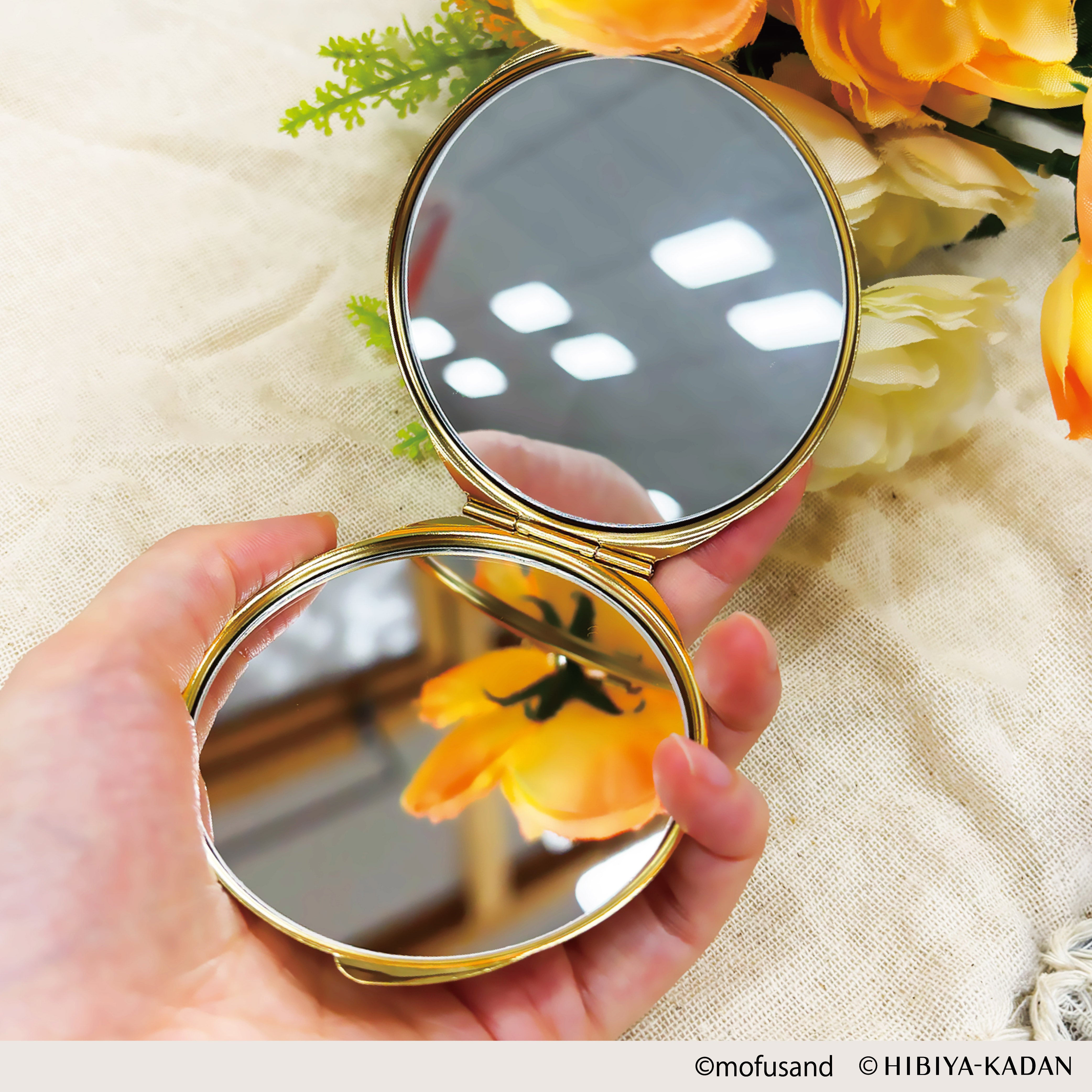 [Pre-order] mofusand x HIBIYA-KADAN Compact Mirror